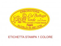 Etichette adesive per erboristerie, cosmetica, cosmesi (mm 45X25)  (cod.15M )